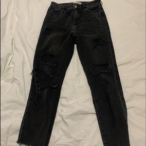black pac sun jeans. size 25